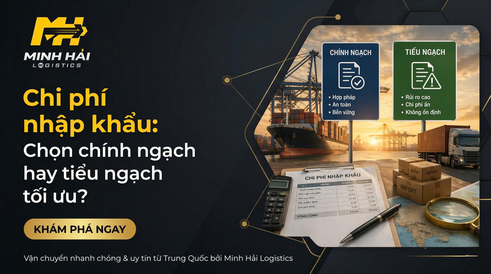 Chi phí nhập khẩu: Chọn chính ngạch hay tiểu ngạch tối ưu?